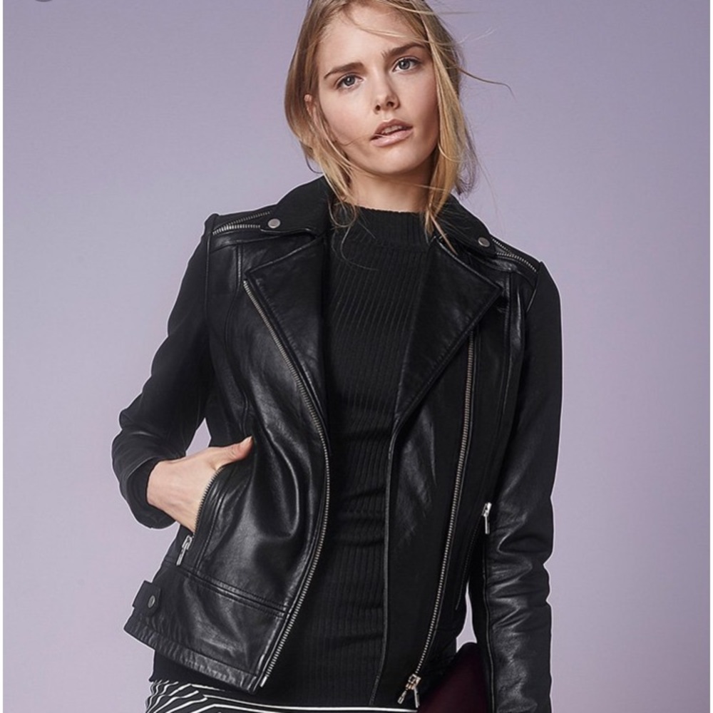 NWT Real Leather Jacket